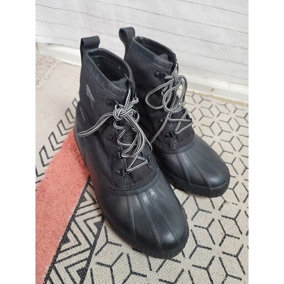 Sorel Cheyanne II Short Waterproof Duck Boots in Black, sz 11 main image 13